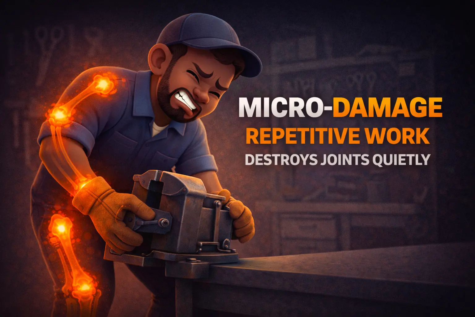 Micro-Damage: How Repetitive Work Destroys Joints Quietly